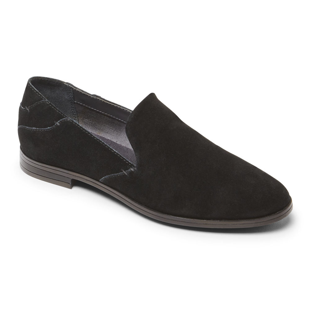 Rockport Loafers For Womens Black - Perpetua - YZ9245017